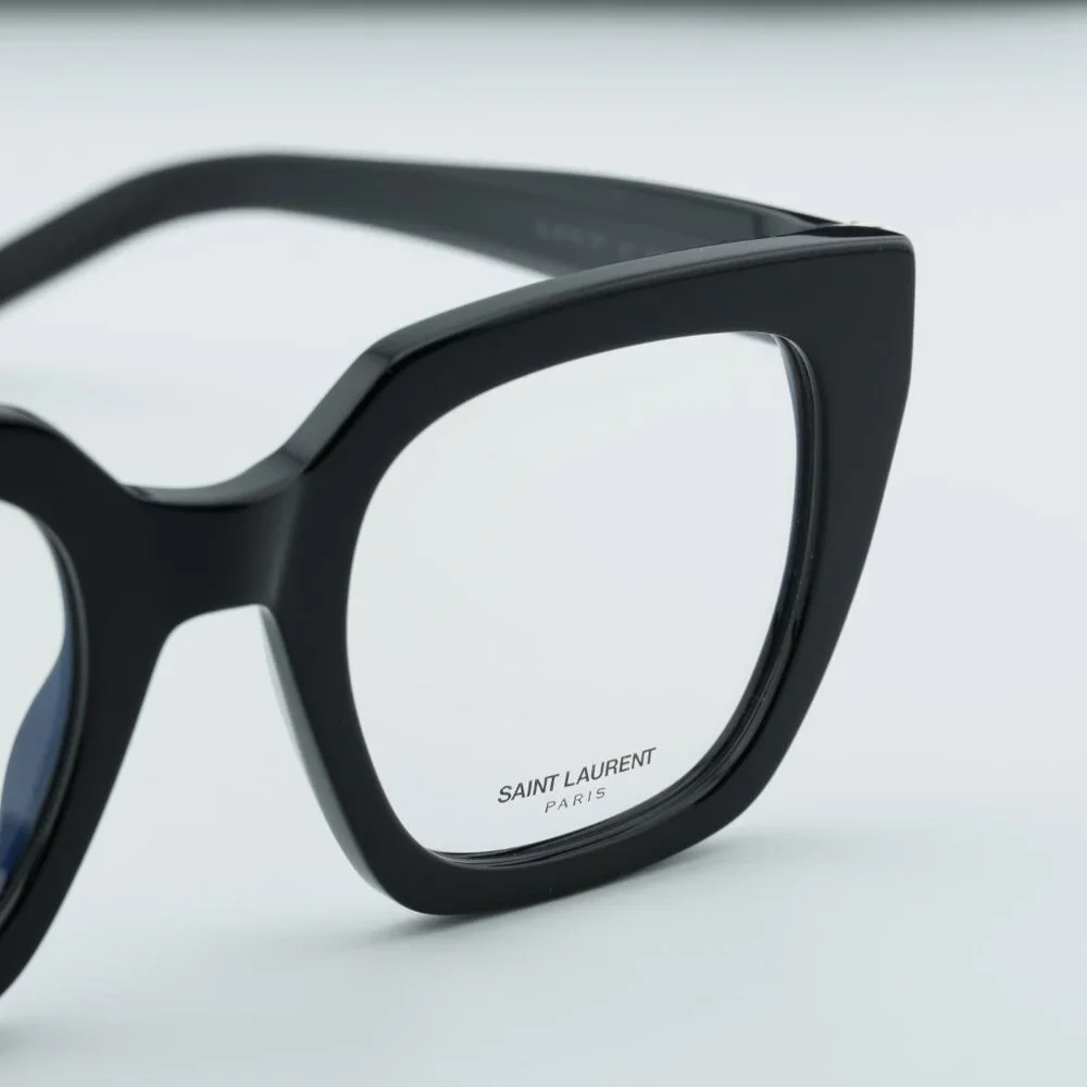 Saint Laurent SL M143 OPT 001 Square Eyeglasses – Black 51mm